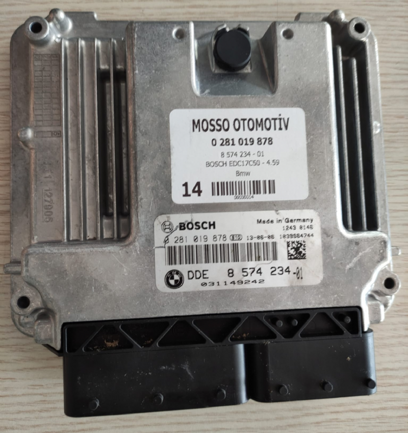0281019878 BMW F30 F32 F36 MOTOR BEYNİ DME 8574234 - 0 281 019 878
