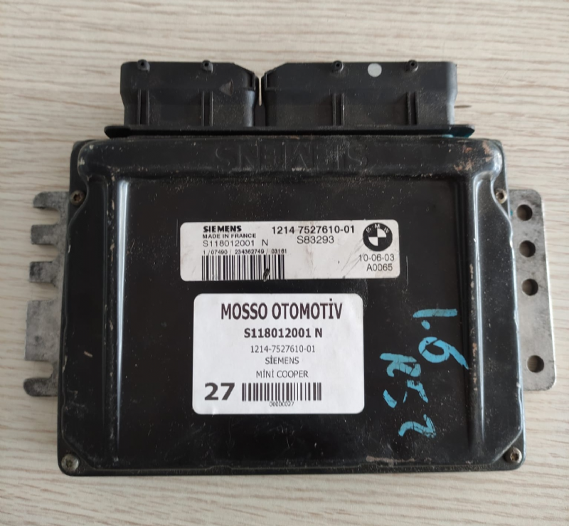 12147527610 MİNİ COOPER MOTOR BEYNİ 7527610