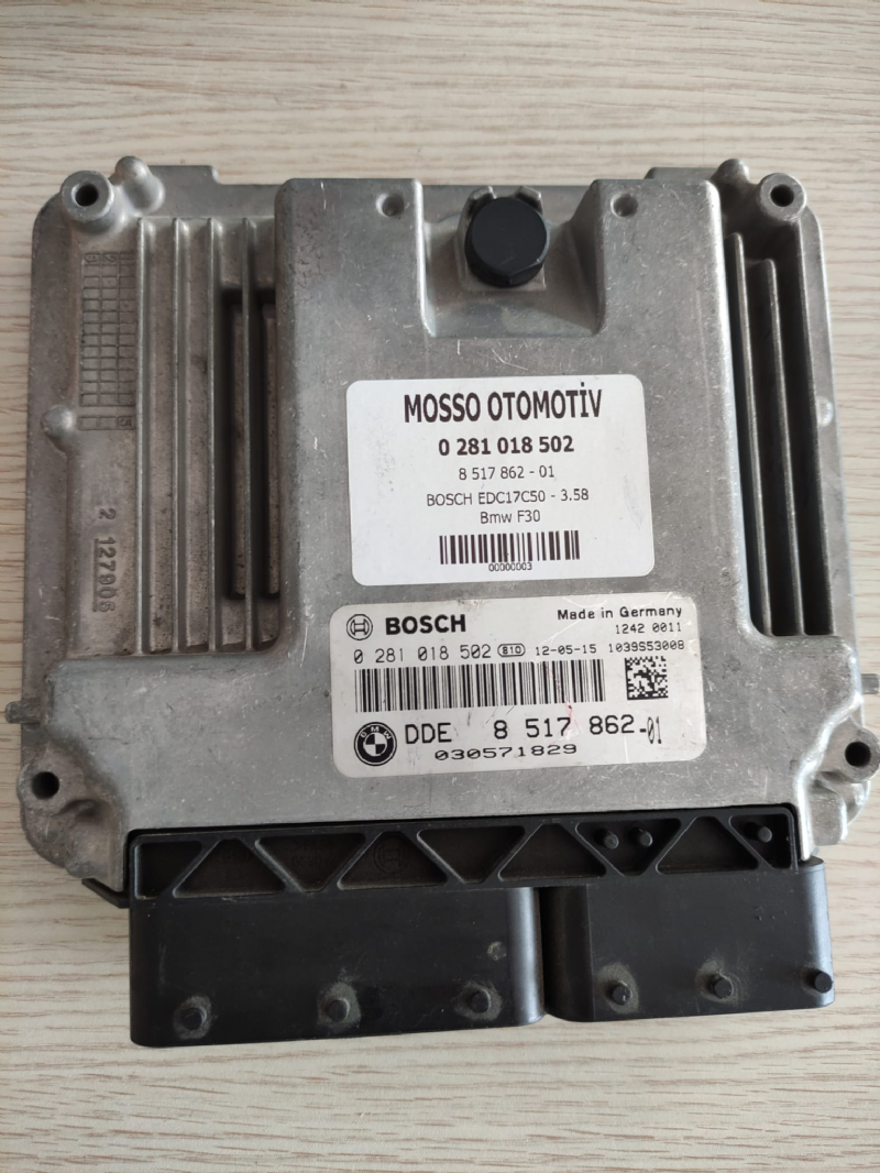 0281018502 BMW 320D E90 F10 MOTOR BEYNİ EDC17C50 DDE8517862 - 0 281 018 502