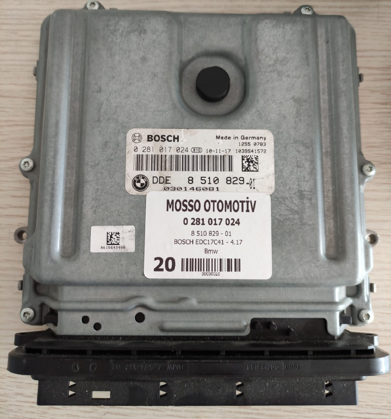 0281017024 BMW E90 MOTOR BEYNİ EDC17C41 DME 8510829 - 0 281 017 024