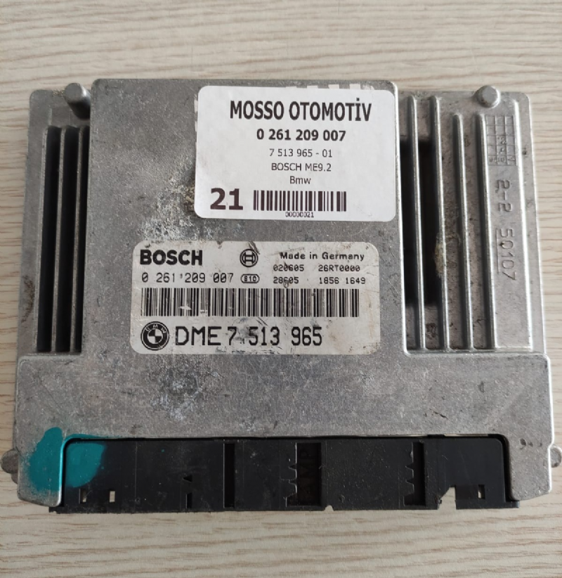 0261209007 BMW E46 MOTOR BEYNİ ME9.2 DME 7513965 - 0 261 209 007