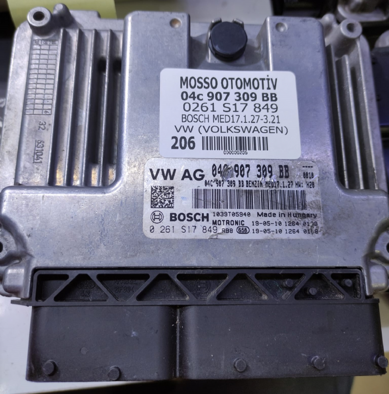 0261S17849 - 04C907309BB - VW MOTOR BEYNİ MED17.1.27 - 0 261 S17 849 - 04C 907 309 BB