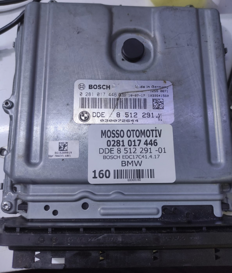 0281017446 - DDE8512291-01 - BMW MOTOR BEYNİ EDC17C41 - 0 281 017 446 - DDE 8 512 291-01