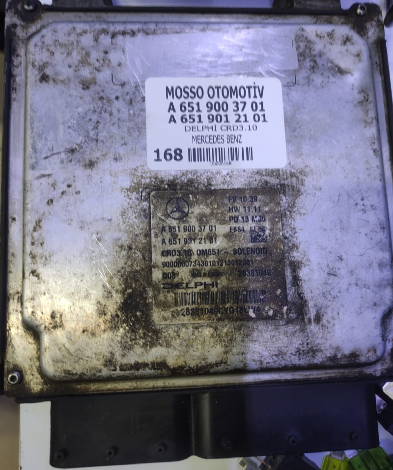 A65190037 - A6519012101 - MERCEDES MOTOR BEYNİ DELPHİ CDR3.10 - A 651 900 37 01 - A 651 901 21 01 