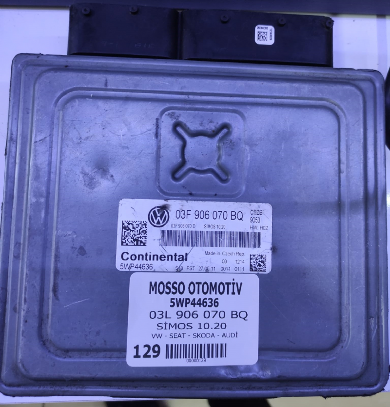 03L906070BQ - 5WP44636 - VW POLO MOTOR BEYNİ SİMOS 10.20 - 03L 906 070 BQ - 5WP44636