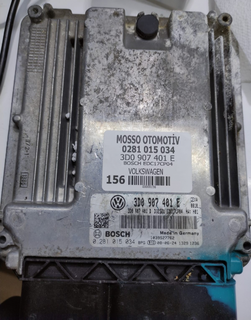 0281015034 - 3D0907401E - VW MOTOR BEYNİ EDC17CP04 - 0 281 015 034 - 3D0 907 401 E