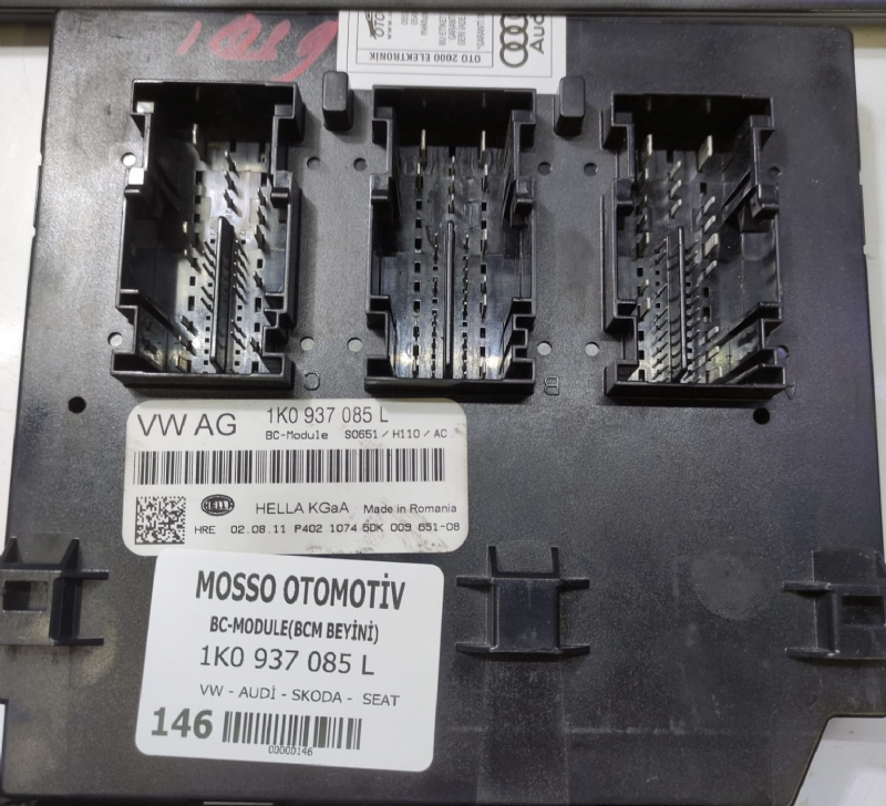 1K0937085L - VW GOLF BC-MODULLE (BCM BEYNİ) -1K0 937 085 L 