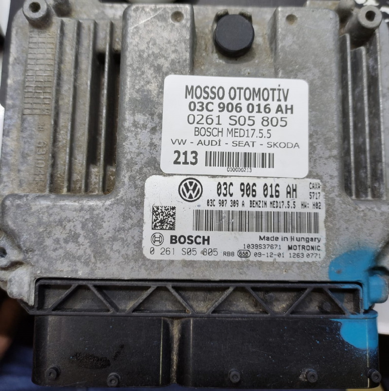 0261S05805 - 03C906016AH - VW - AUDİ - SEAT - SKODA - MOTOR BEYNİ MED17.5.5 - 0 261 S05 805 - 03C 906 016 AH 