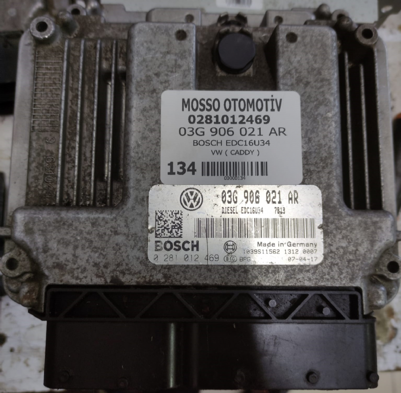 0281012469 - 03G906021AR - VW CADY MOTOR BEYNİ EDC16U34 - 0 281 012 469 - 03G 906 021 AR