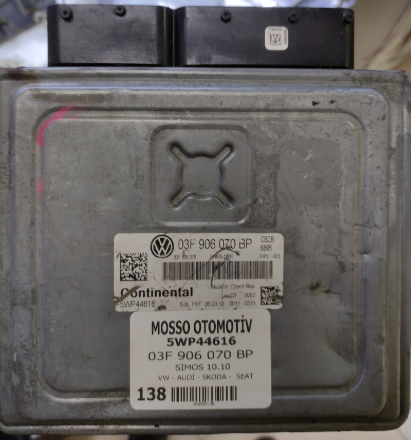03F906070BP - 5WP44616 - VW GOLF MOTOR BEYNİ SİMOS 10.10 - 03F 906 070 BP - 5WP44616