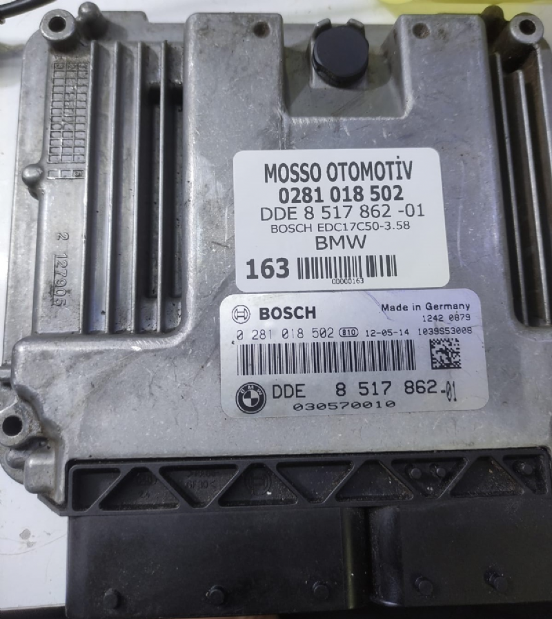 0281018502 - DDE8517862-01 BMW MOTOR BEYNİ EDC17C50 - 0 281 018 502 - DDE 8 517 862-01