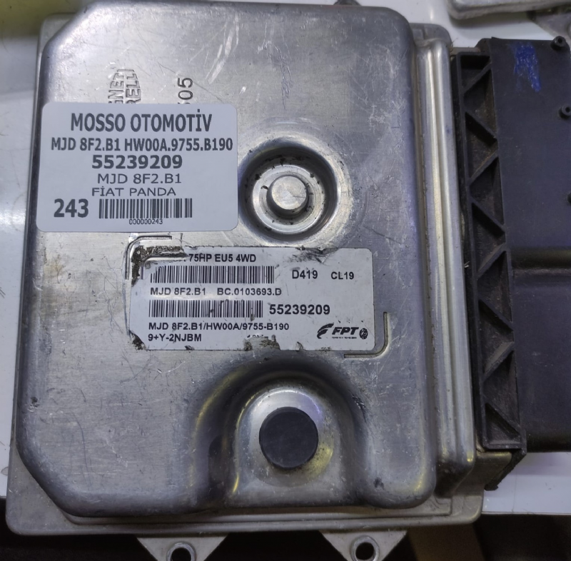 55239209 - MJD8F2.B1.HWOOA.9755.B190 FİAT PANDA MOTOR BEYNİ  MJD8F2.B1 - 55239209 - MJD8F2.B1.HWOOA.9755.B190