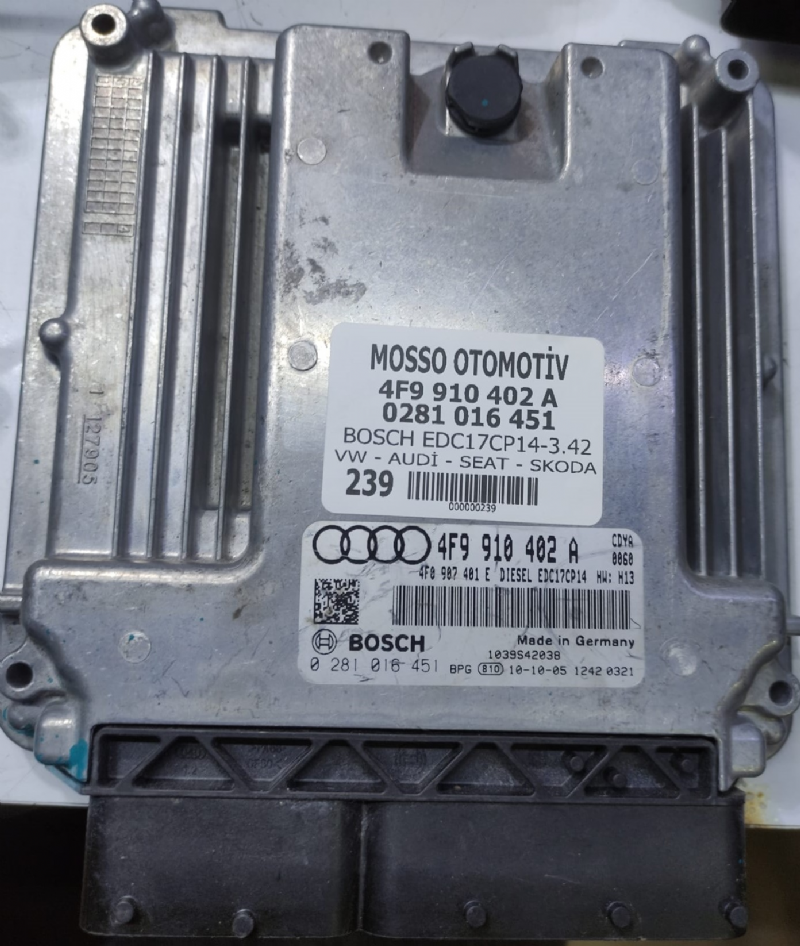 0281016451 - 4F9910402A - VW - AUDİ - SEAT -SKODA  MOTOR BEYNİ - EDC17CP14 - 0 281 016 451 - 4F9 910 402 A