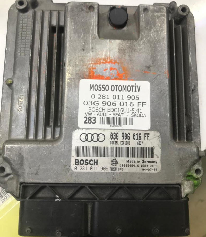 0281011905 - 03G906016FF - VW - AUDİ - SEAT - SKODA MOTIR BEYNİ EDC16U1 - 0 281 011 905 - 03G 906 016 FF 