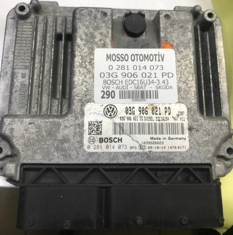 0281014073 - 03G906014073PD - VW - AUDİ - SEAT - SKODA MOTOR BEYNİ EDC16U34 - 0 281 014 073 - 03G 906 021 PD 