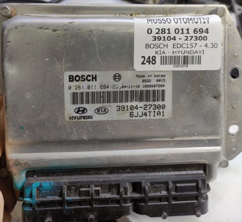 0281011684 - 39104-27300 - KİA - HYUNDAİ MOTOR BEYNİ -EDC157-4.30 - 0 281 011 684 - 39104 - 27300