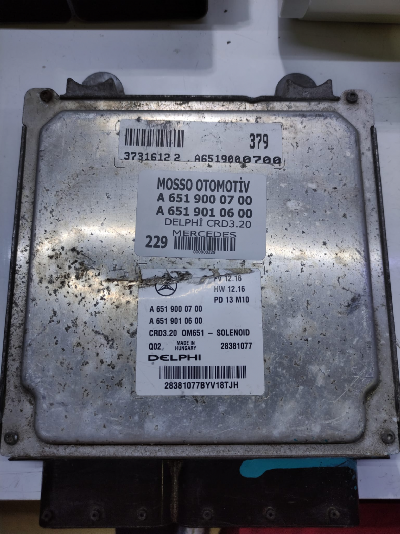 A6519000700 - A6519010600 - MERCEDES MOTOR BEYNİ DELPHİ CDR3.20 - A 651 900 07 00 - A 615 901 06 00 
