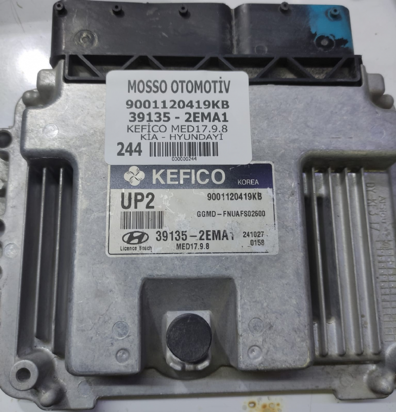 9001120419KB - 39135-2EMA1 - KİA HYUNDAİ MOTOR BEYNİ - KEFİCO MED17.9.8 - 9001120419KB - 39135 - 2EMA1