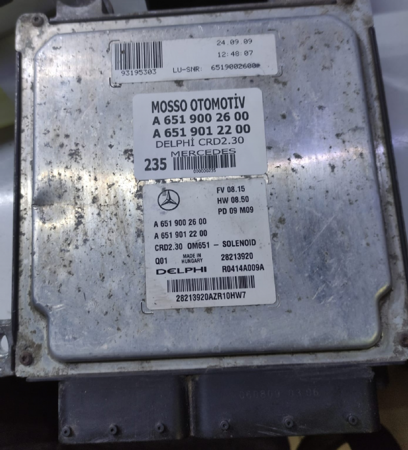 A6519002600 - A6519012200 - MERCEDES MOTOR BEYNİ DELPHİ CRD2.30 - A 651 900 26 00 - A 651 901 22 00 