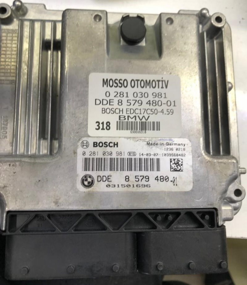 0281030981 - DDE8579480-01 - BMW MOTOR BEYNİ EDC17C50 - 0 281 030 981 - DDE 8 579 480 - 01 