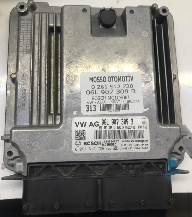 0281S12720 - 06L907309B - VW - AUDİ - SEAT - SKODA MOTOR BEYNİ MG1CS001 - 0 261 S12 720 - 06L 907 309 B 