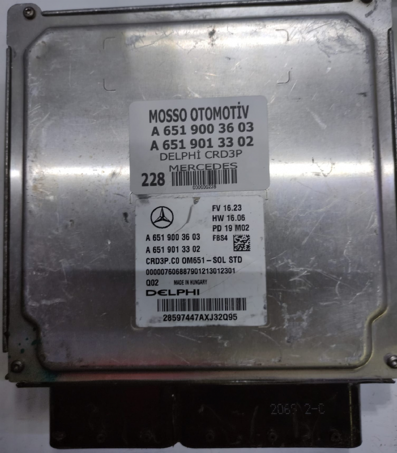 A6519013603 - A6519013302 - MERDECES MOTOR BEYNİ DELPHİ CRD3P  - A 651 900 36 03 - A 651 901 33 02 