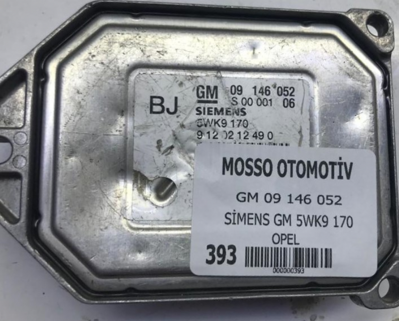 GM09146052 - 5WK9170 - OPEL MOTOR BEYNİ SİMENS GM - GM09146052 - 5WK9170