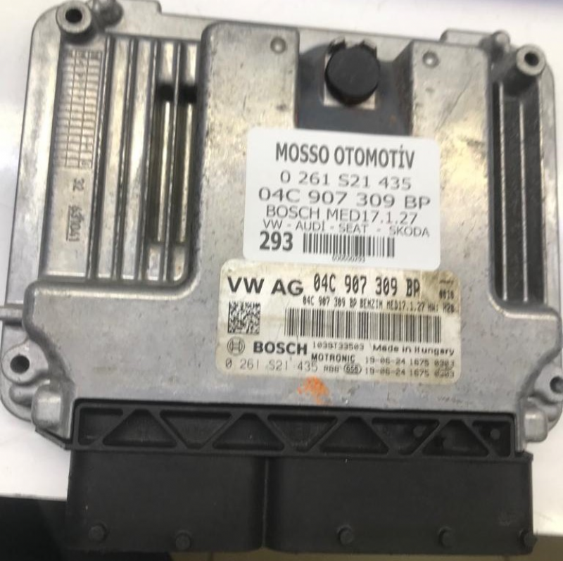 0261S21435 - 04C907309BP - VW - AUDİ - SEAT - SKODA MOTOR BEYNİ MED17.1.27 - 0 261 S21 435 - 04C 907 309 BP