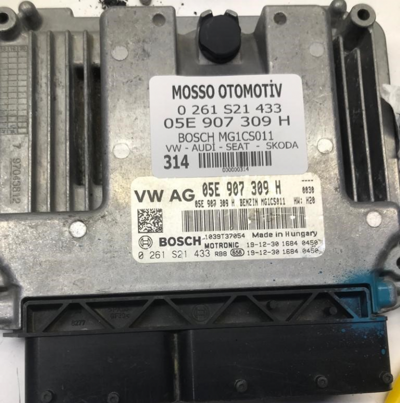 0261S21433 - 05E907309H - VW - AUDİ -SEAT - SKODA MOTOR BEYNİ MG1CS011 - 0 261 S21 433 - 05E 907 309 H 