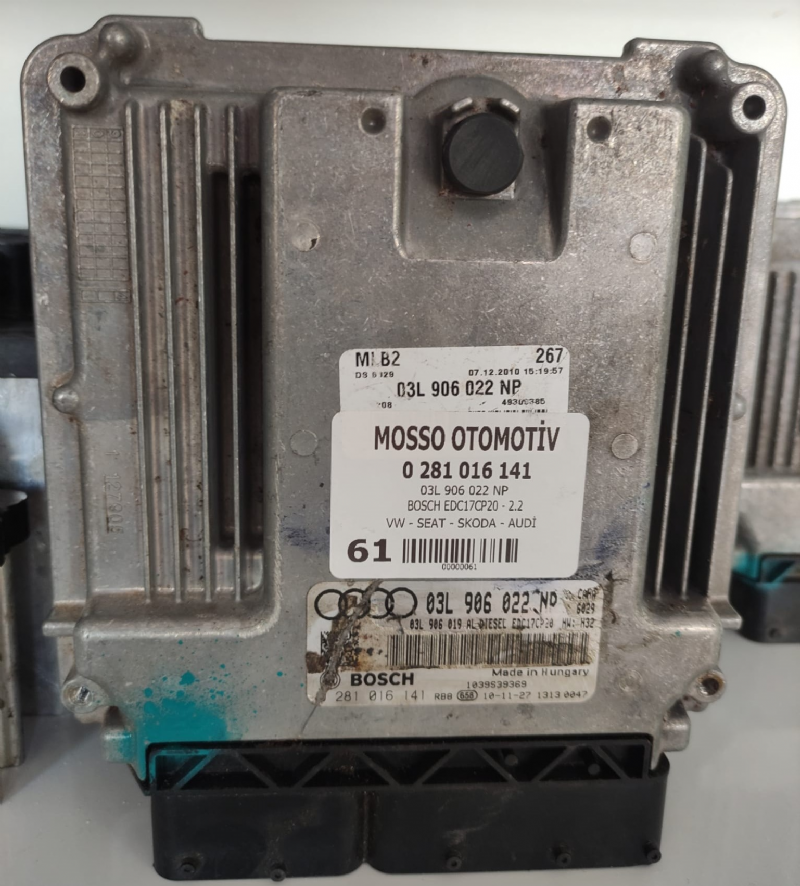 0281016141 - 03L906022NP AUDI A5 MOTOR BEYNİ EDC17CP20 - 0 281 016 141 - 03L 906 022 NP