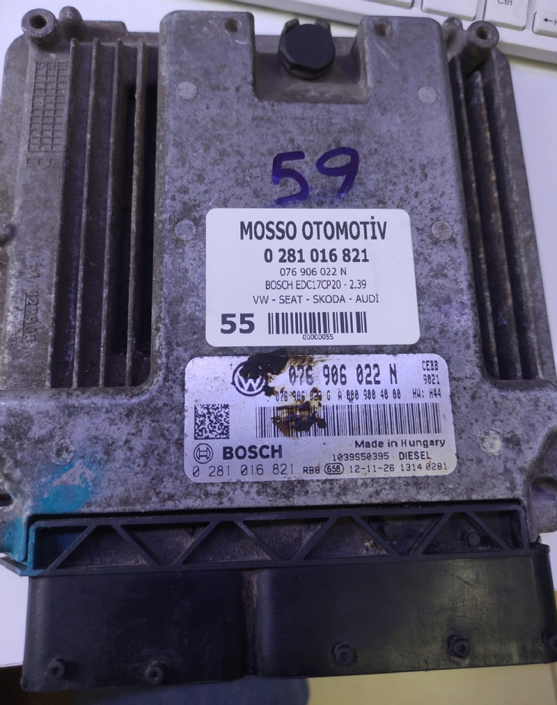 0281016821 076906022N VW CRAFTER MOTOR BEYNİ EDC17CP20 - 0 281 016 821 - 076 906 022 N