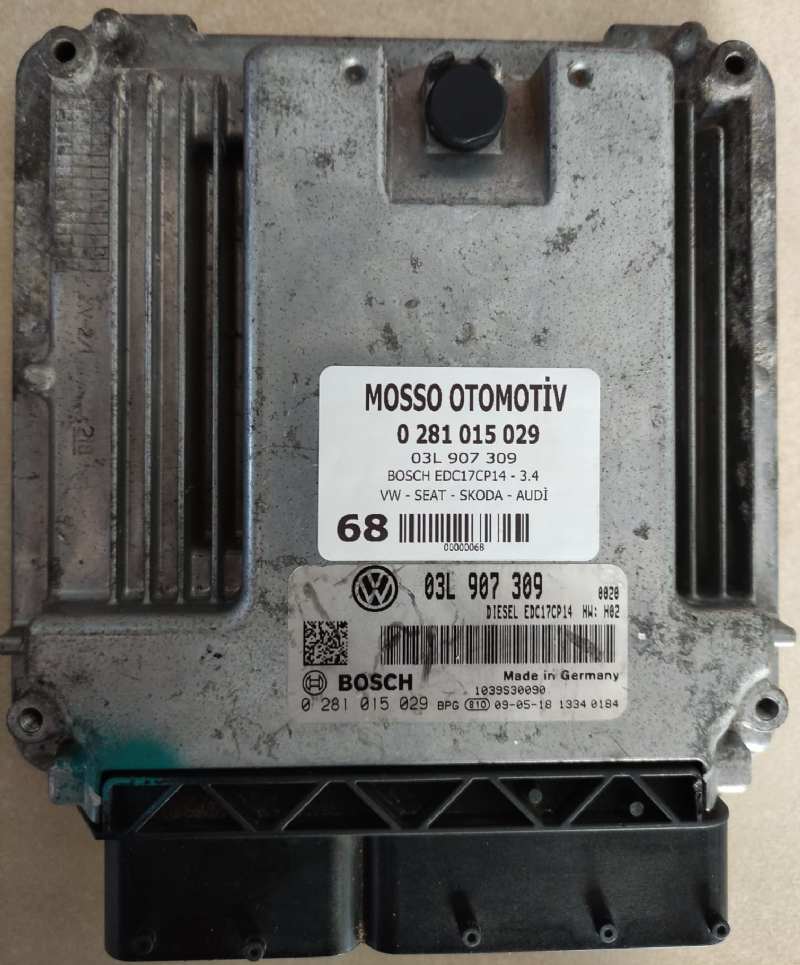 0281015029 - 03L907309 VW PASSATMOTOR BEYNİ EDC17CP14 - 0 281 015 029 - 03L 907 309