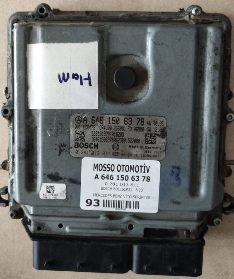 0281013811 - A6461506378 MERCEDES SPRİNTER MOTOR BEYNİ EDC16CP31 - 0 281 013 811 - A 646 150 63 78