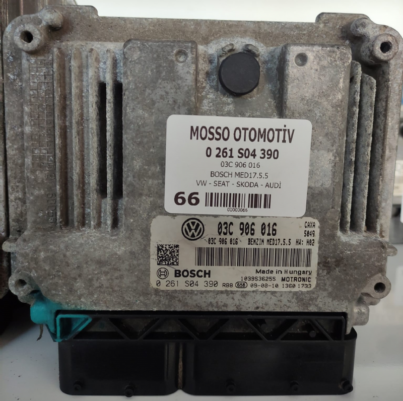 0261S04391 - 03C906016 VW GOLF MOTOR BEYNİ MED17.5.5 - 0 261 S04 391 - 03C 906 016