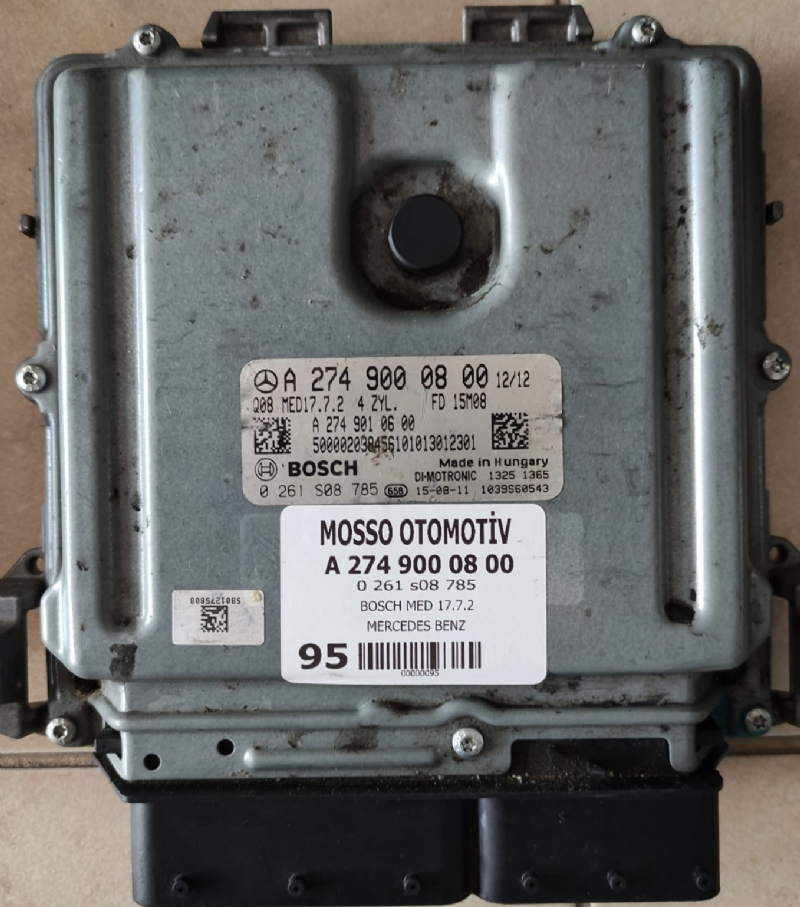 0261S08785 - A2749000800 - MERCEDES E CLASS MOTOR BEYNİ MED17.7.2 - 0 261 S08 785 - A 274 900 08 00