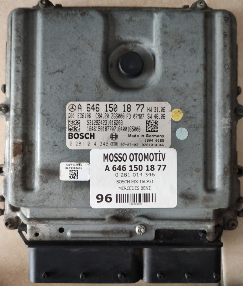 0281014346 - A6461501877 - MERCEDES SPRINTER MOTOR BEYNİ EDC16CP31 - 0 281 014 346 - A 646 150 18 77