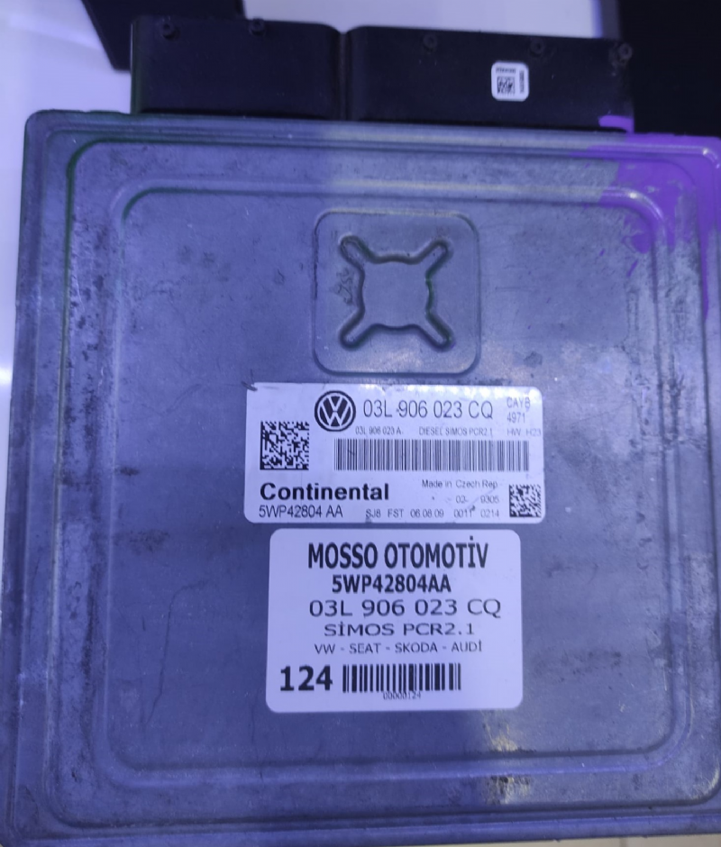 03L906023CQ - 5WP442804AA - AUDİ - VW - SKODA - SEAT MOTOR BEYNİ SİMOS PCR2.1 - 03L 906 023 CQ - 5WP442804AA