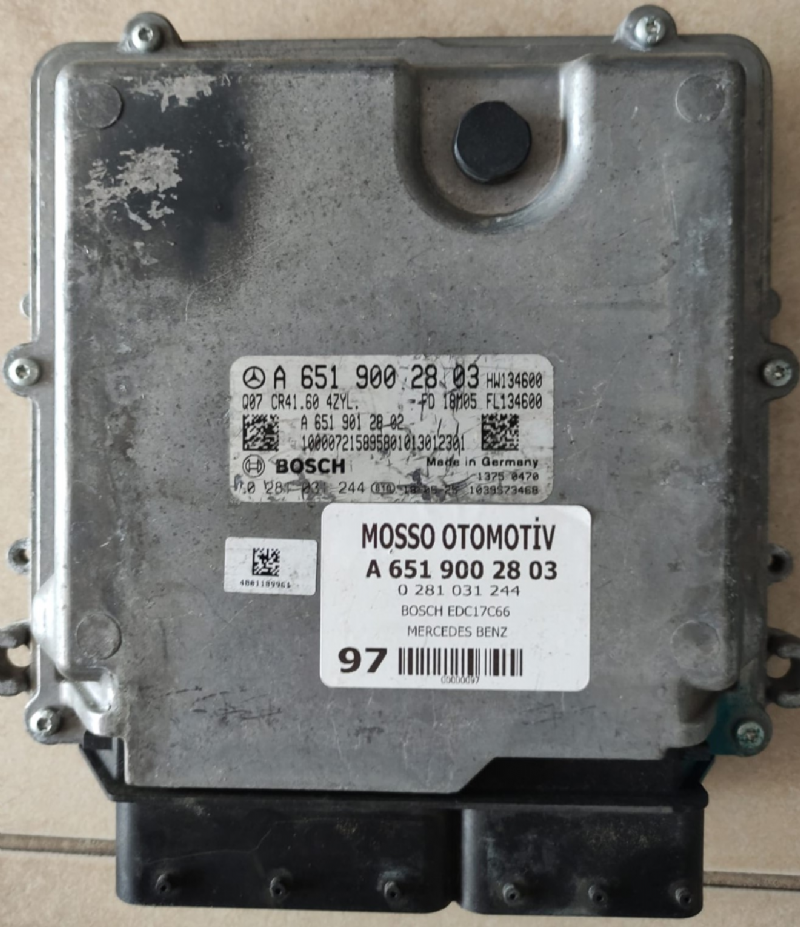 0281031244 - A6519002803 - MERCEDES VİTO MOTOR BEYNİ CR41.60 - 0 281 031 244 - A 651 900 28 03