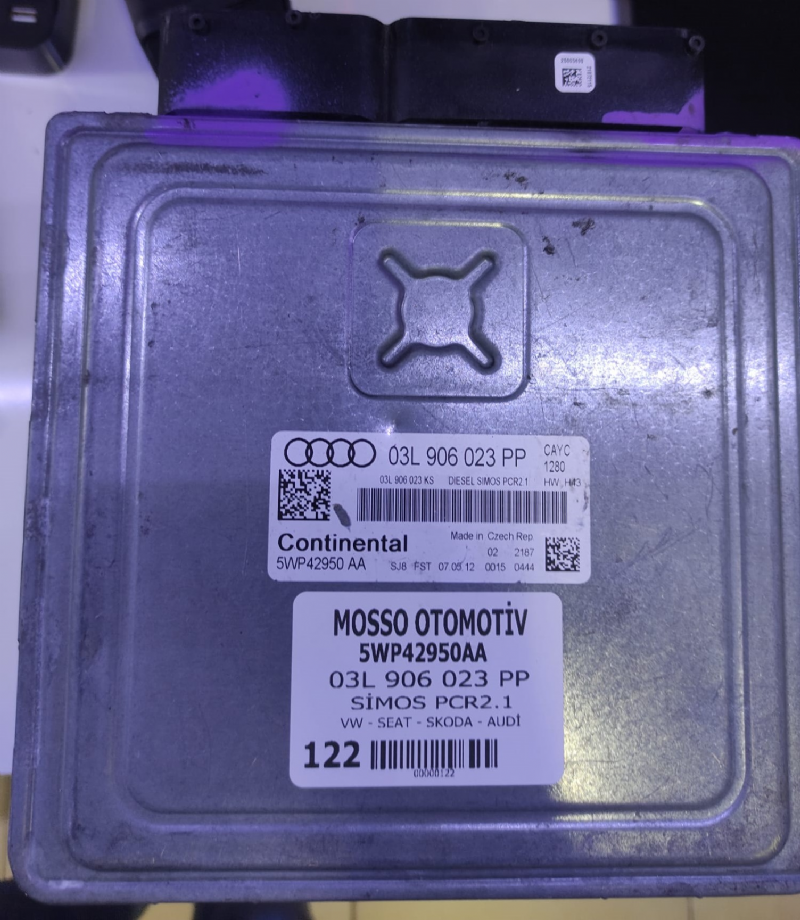 03L906023PP - 5WP42950AA - AUDİ - VW -SEAT - SKODA MOTOR BEYNİ SİMOS PCR2.1 - 03L 906 023 PP - 5WP42950AA