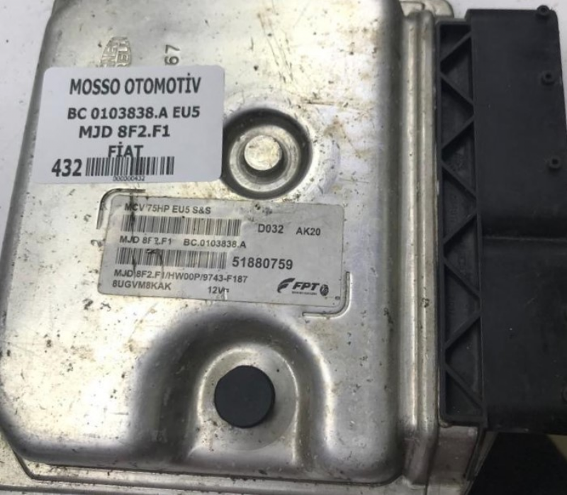 BC0103838.AEU5 - FİAT MOTOR BEYNİ MJD8F2.F1 - BC 0103838.A EU5