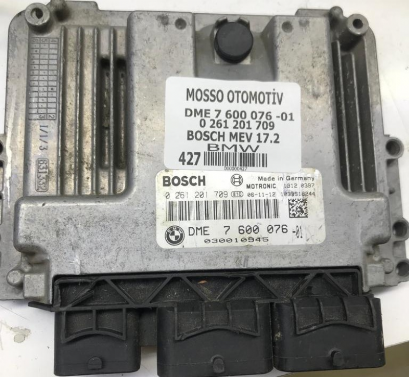 0261201709 - DME7600076-01 - BMW MOTOR BEYNİ MEV17.2 - 0 261 201 709 - DME 600 076  - 01 