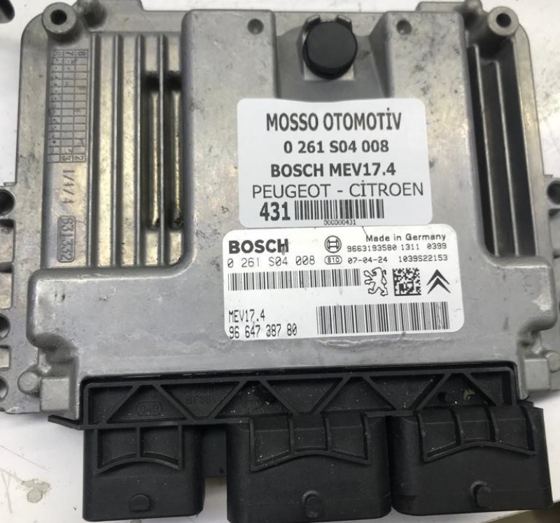 0261S04008 - PEUGEOT - CİTROEN MOTOR BEYNİ MEV17.4 - 0 261 S04 008 
